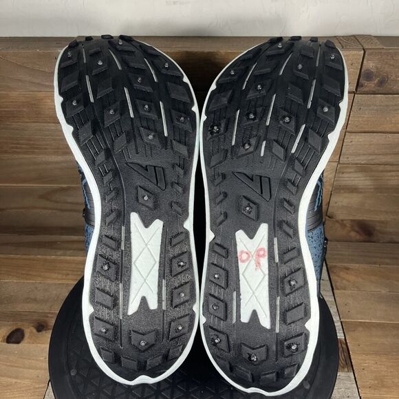 VJ Shoes Sarva Ace Trail Running Sneakers Blue Men's Size US 12.5 Studded - Picture 9 of 10